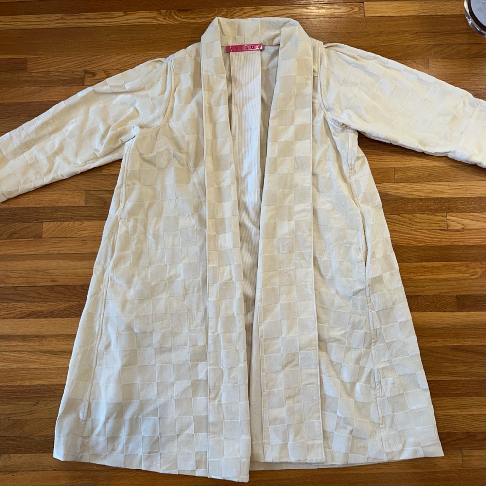 BURU Elegant Cream Women's Coat